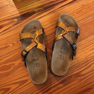 Ladies 6, Sylt, Amber Birkenstock Birki’s NIB